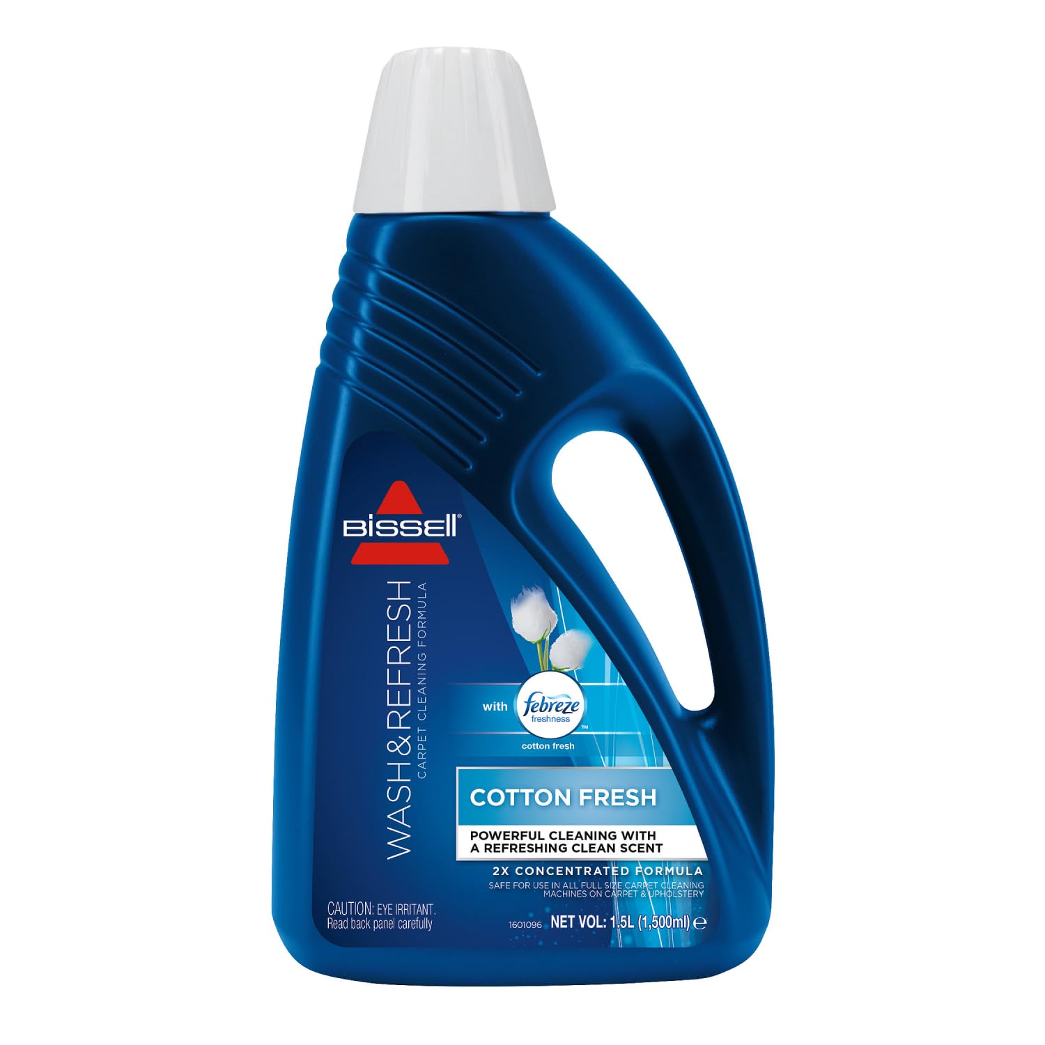 BISSELL Wash & Refresh Carpet Cleaner Solution - Febreze Cotton Fresh Scent | 1.5L Concentrated Liquid 1