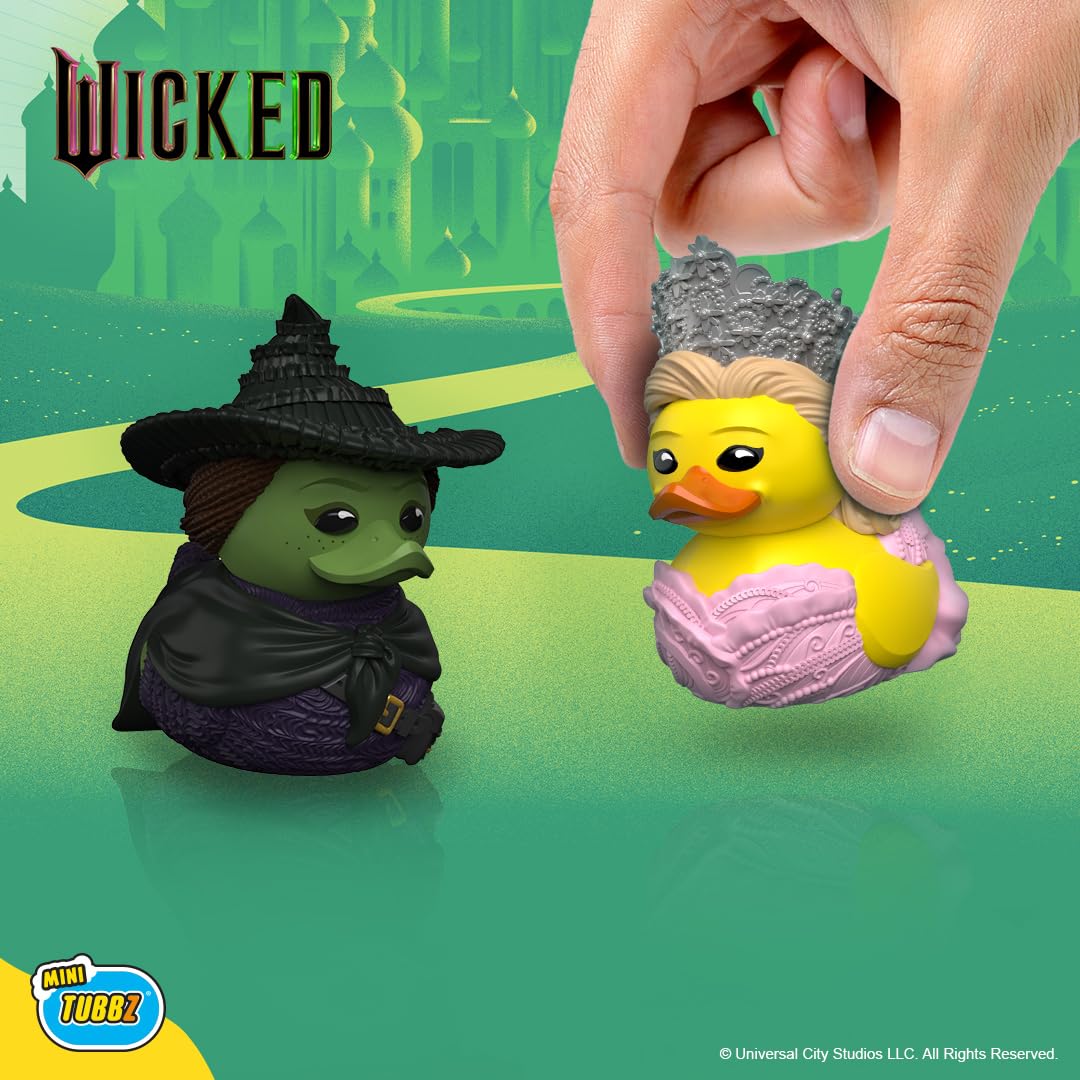 TUBBZ Mini Wicked - Elphaba Thropp Cosplaying Rubber Duck Figure | 5 cm | Polyvinyl Chloride 6
