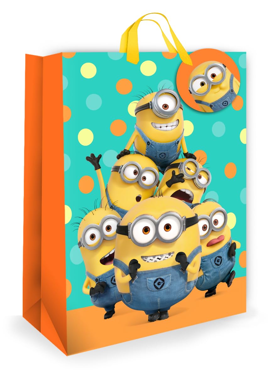 Danilo Promotions LTD Despicable Me Minions Medium Gift Bag | Birthday Occasion | Paper 1