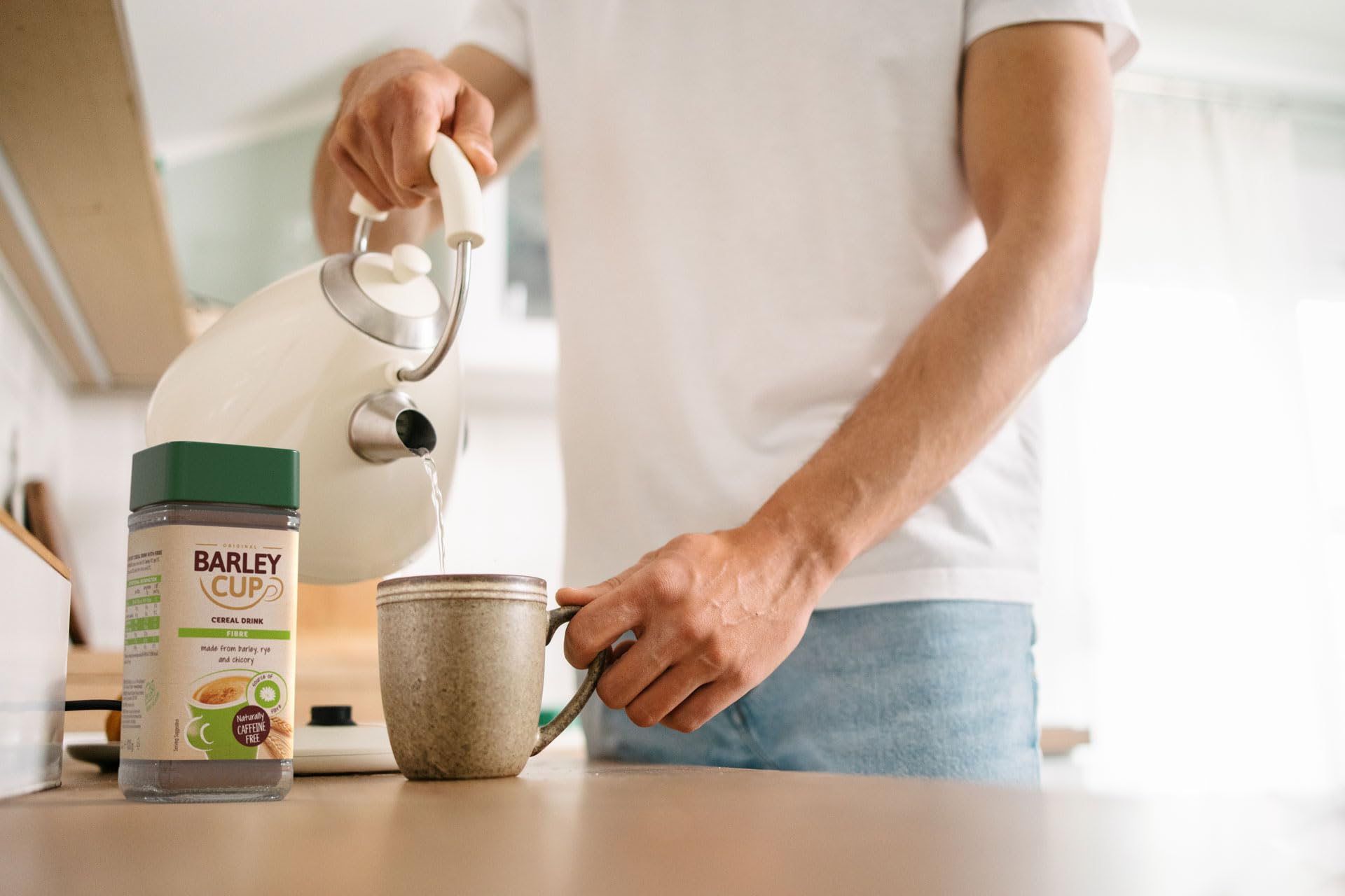 Barleycup Fibre Instant Grain Beverage - Caffeine Free | High Fibre | 100g 2