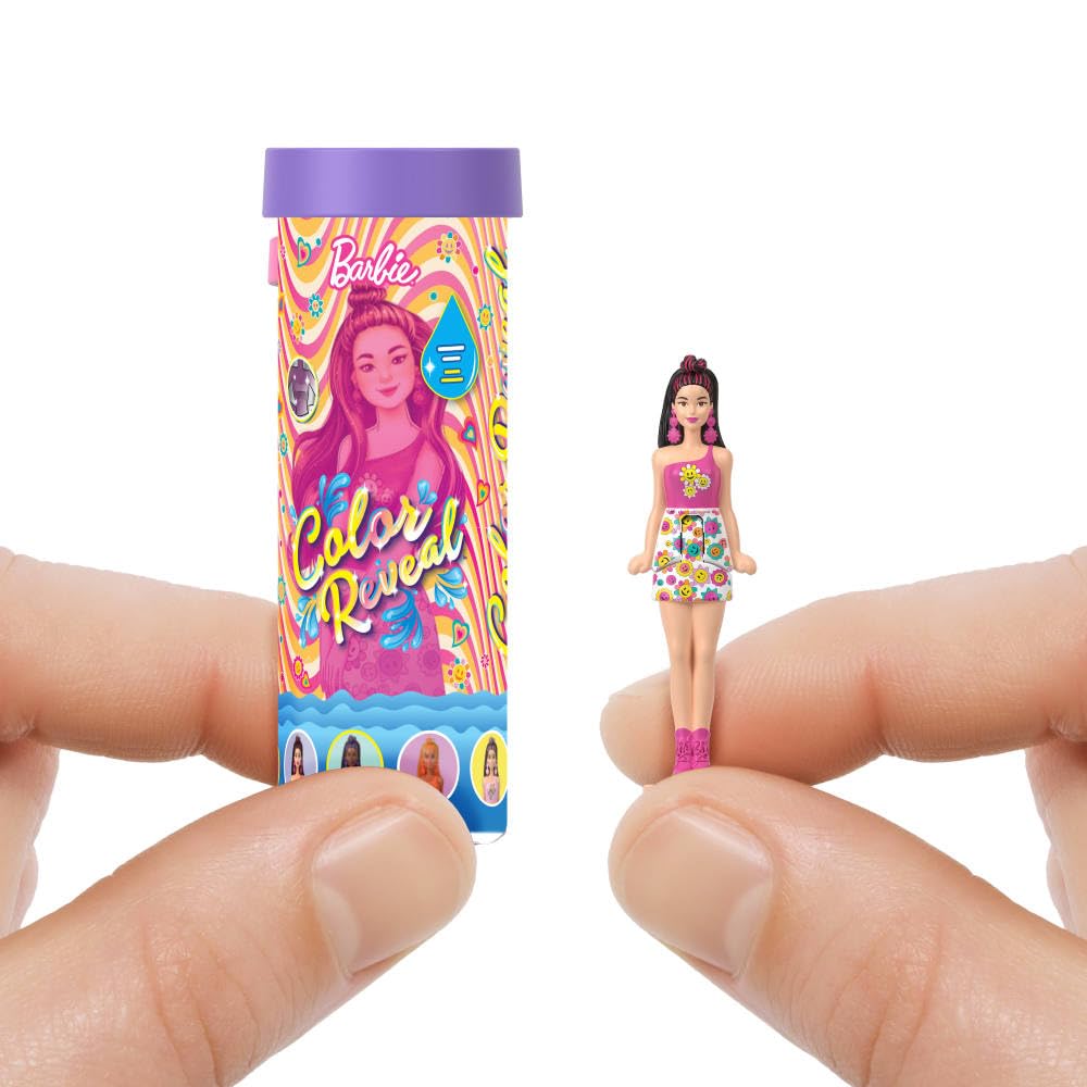 Barbie Mini Barbie Land 5-Pack Pop Reveal Dolls - 1.5-inch Collectible Dolls for Kids 4+ 9