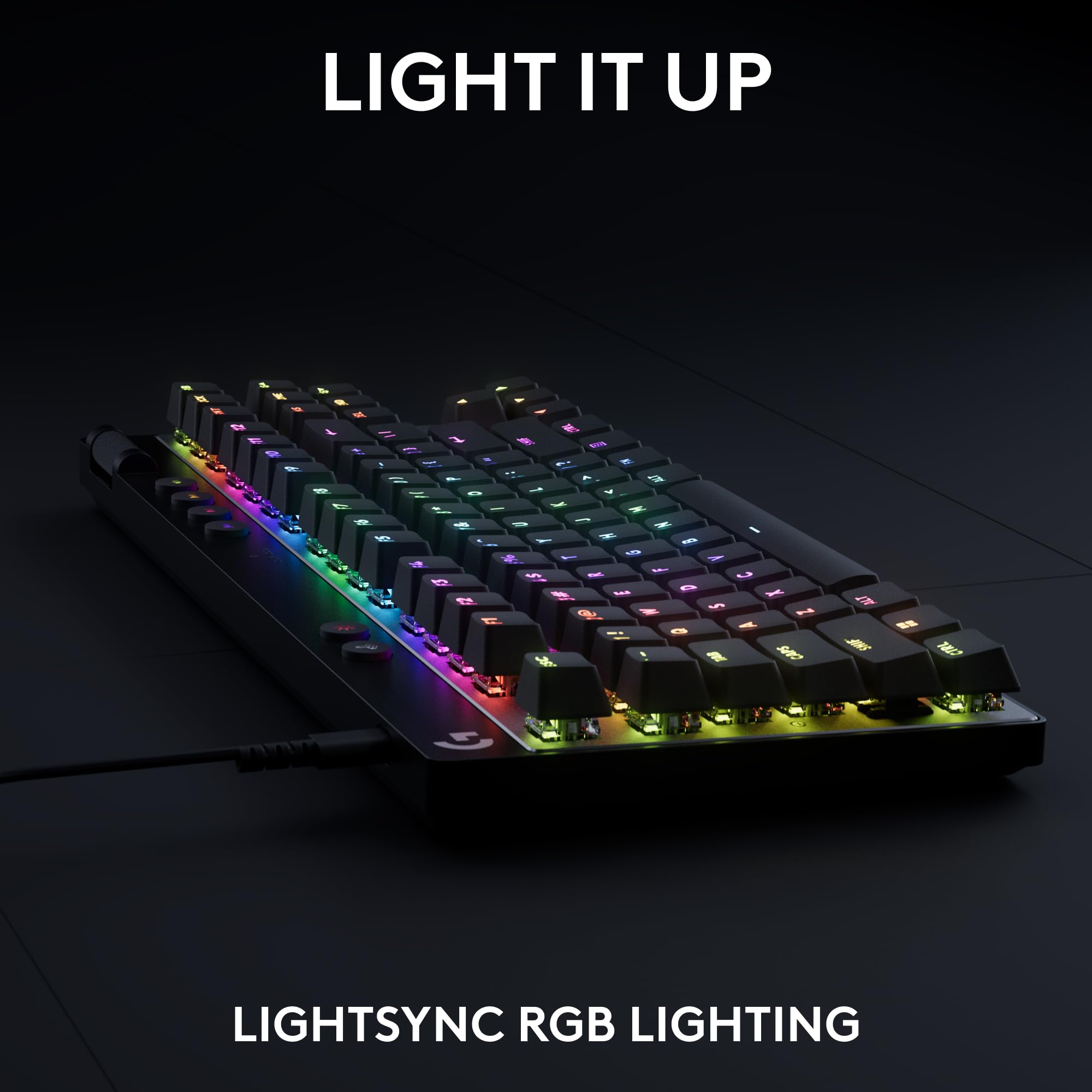 Logitech G PRO X TKL RAPID Kabelgebundene Gaming-Tastatur – Magnetische Hall-Effekt-Schalter, RGB LIGHTSYNC, Tenkeyless-Design
