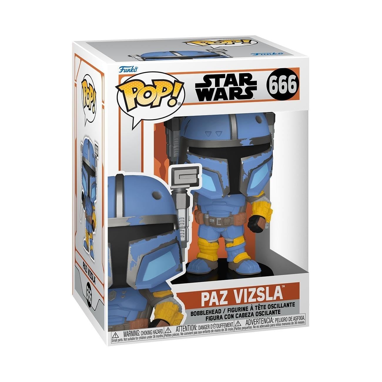 Funko Pop! Star Wars: The Mandalorian - Paz Vizsla Vinyl Figure 9