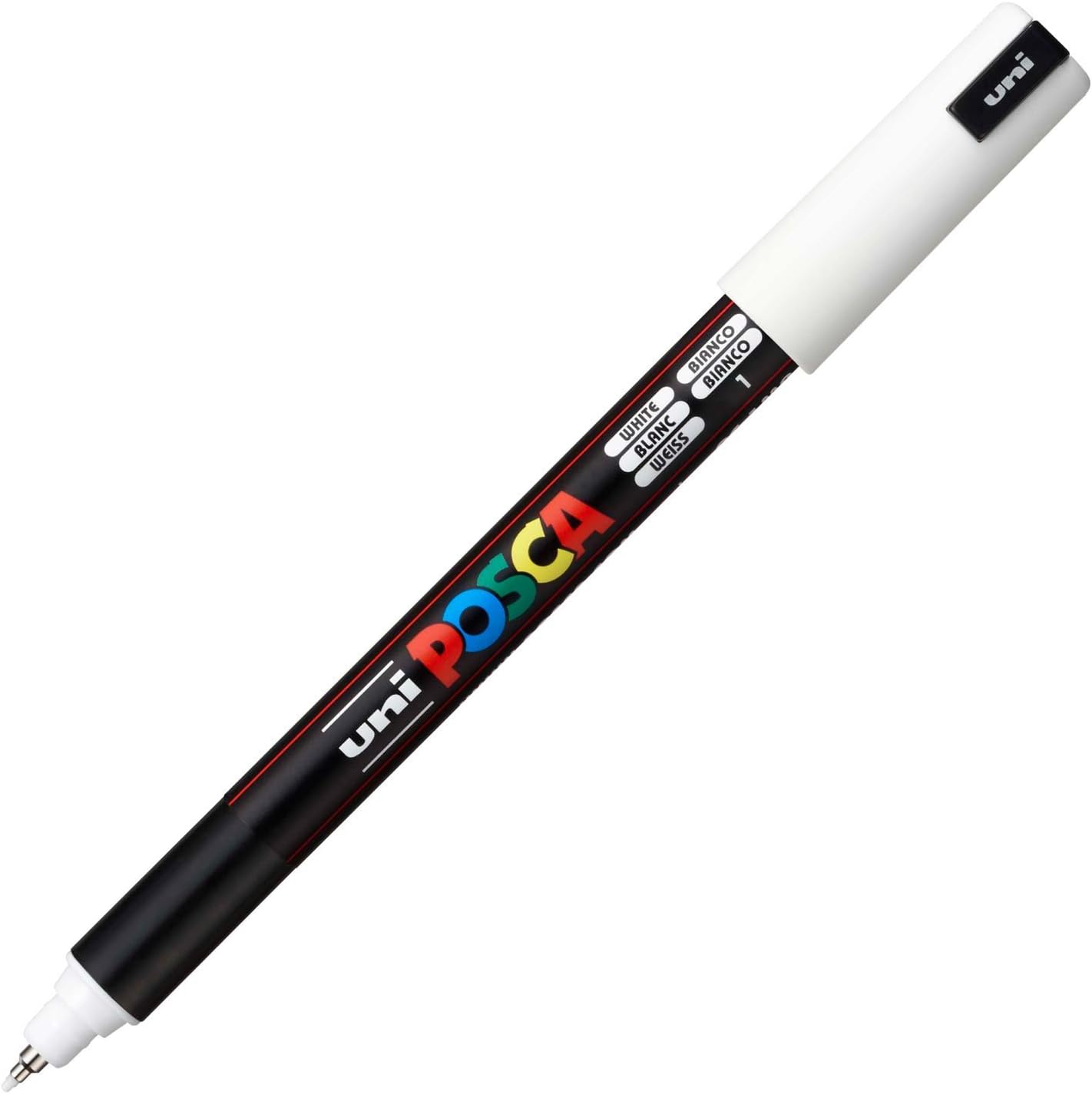 Uni-Ball Posca PC-1MR Ultra Fine Bullet Tip Marker - White 2
