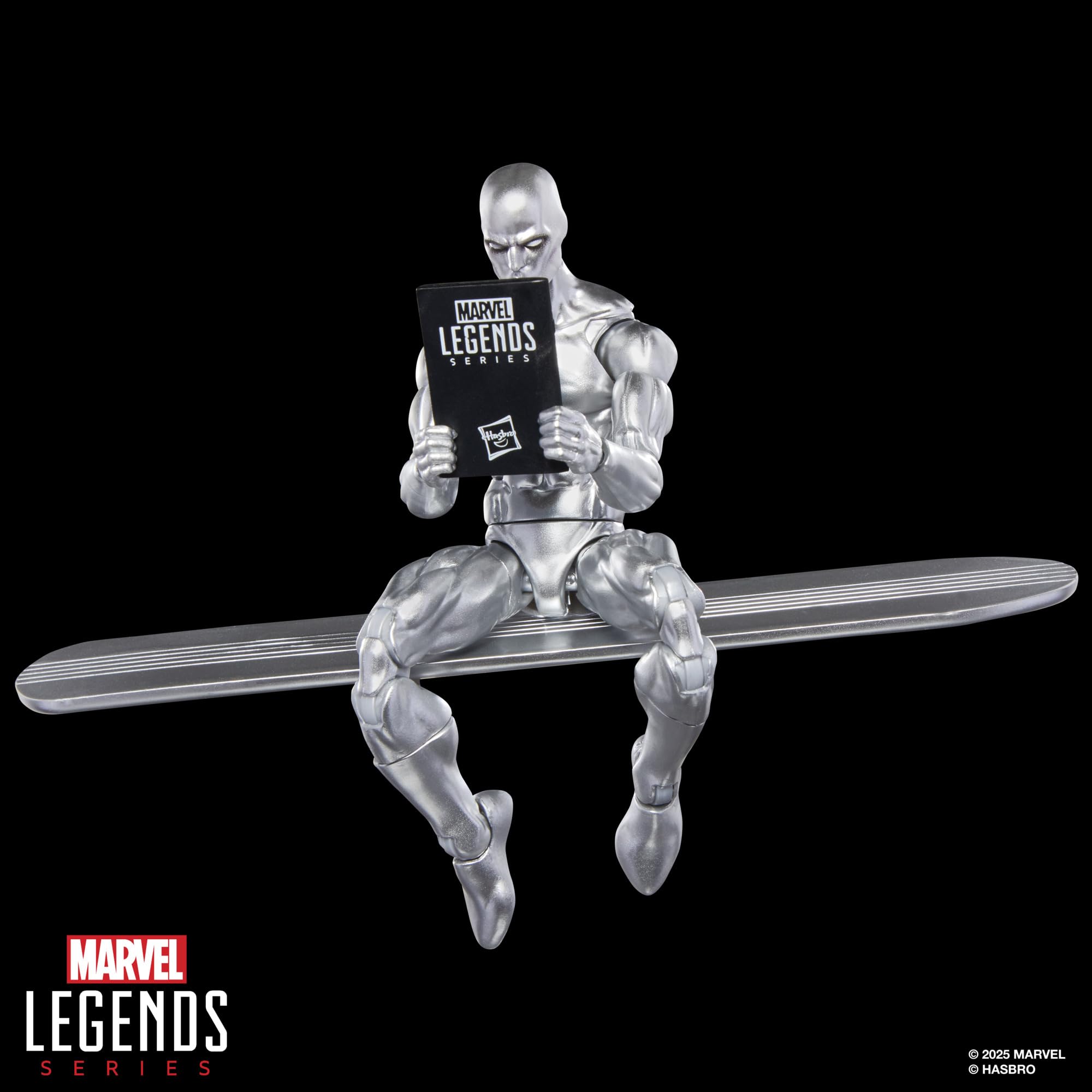 Marvel Legends Series Silver Surfer Action Figure - 6-Inch Collectible with Comic-Inspired Design 3