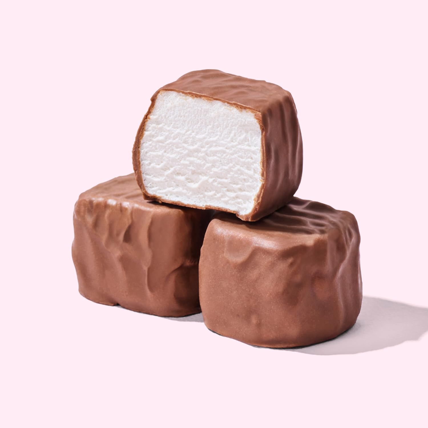 Mallow & Marsh Vanilla Marshmallow Bites Coated in Belgian Milk Chocolate - 600g Sharing Bag