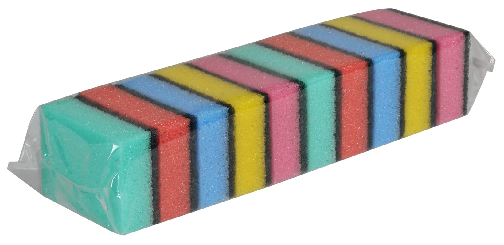 ABENA Multicoloured Sponges - Non-Scratch Scourer Action | Pack of 10