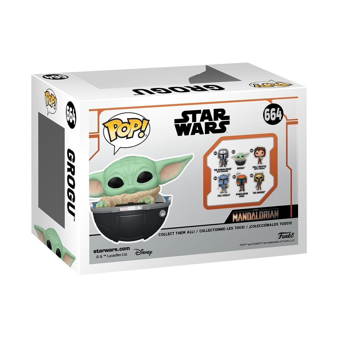 Funko Pop! Vinyl: Star Wars - Grogu (The Child, Baby Yoda) Collectible Figure 11