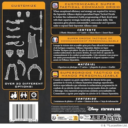 Asmodee Star Wars: Legion Separatist Alliance Commanders and Operatives Expansion 8