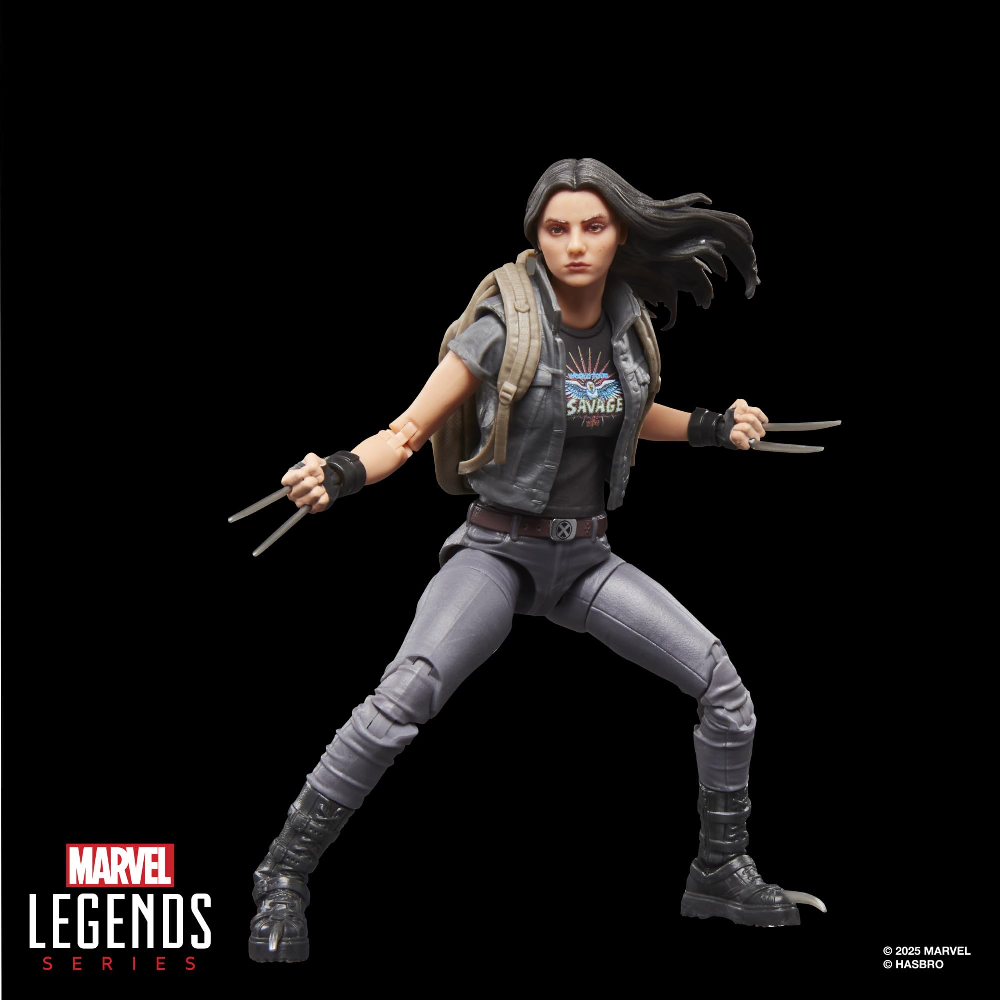 Marvel Legends Series X-23 Action Figure - 6-Inch Scale | Deadpool & Wolverine Movie Inspired | 20+ Points of Articulation 8