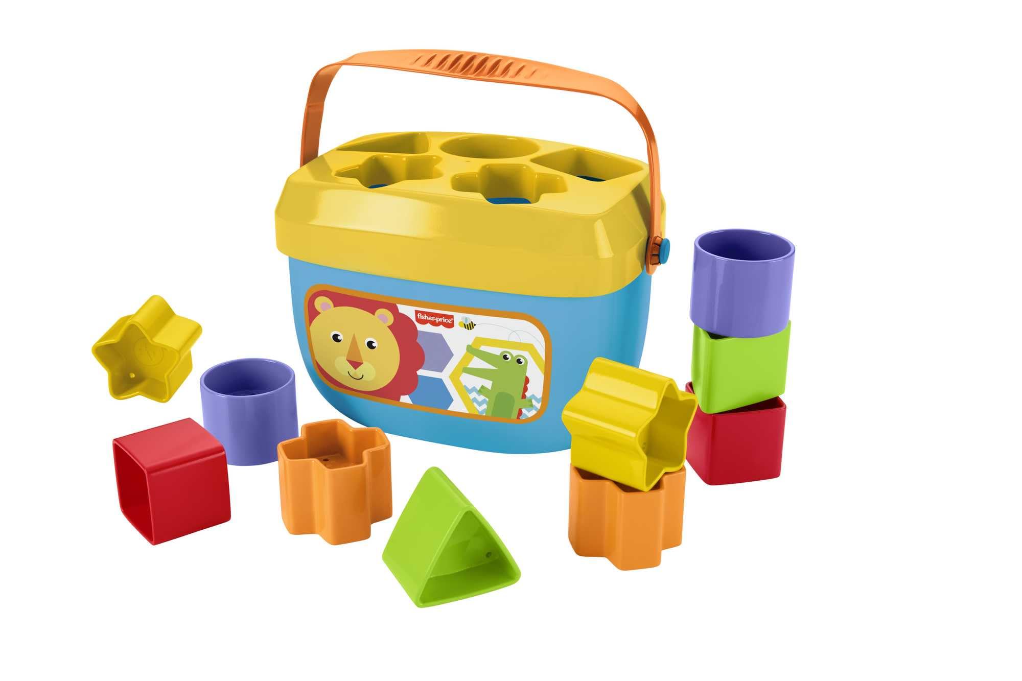 Fisher-Price Baby’s First Blocks Set of 10 Shapes for Sorting Play | Ages 6+ Months 1