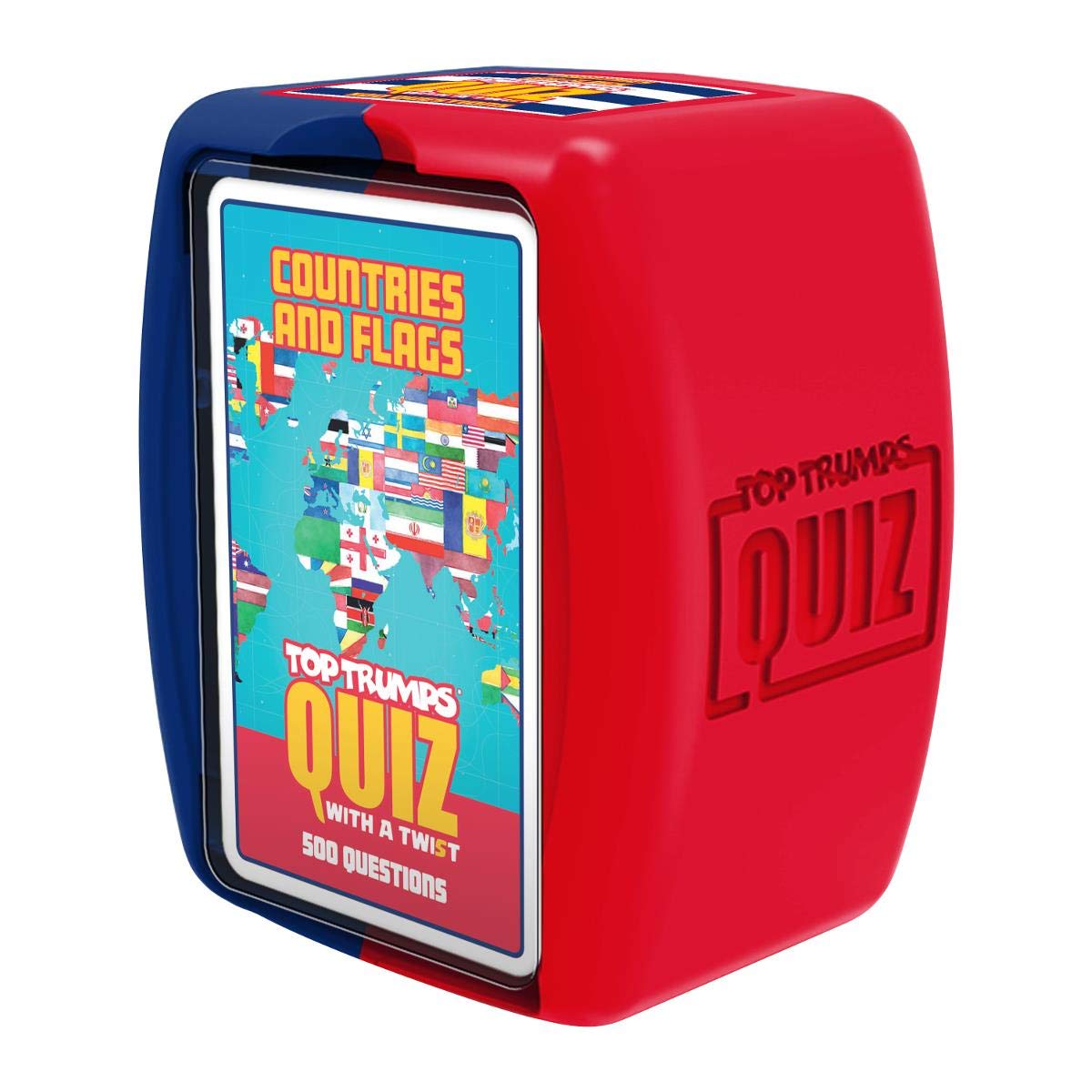 Top Trumps Countries and Flags Quiz Game - 500 Questions | Multicolor | Standard Edition 1