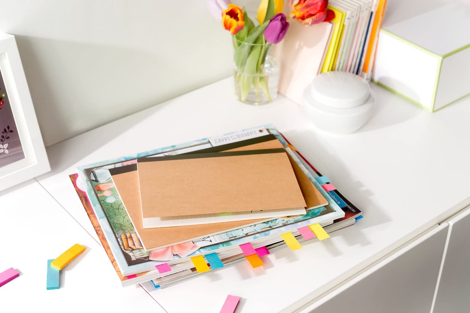 Post-it Notes Markers - Beachside Colour Collection | 15 mm x 50 mm | 5 Pads of 50 Sheets