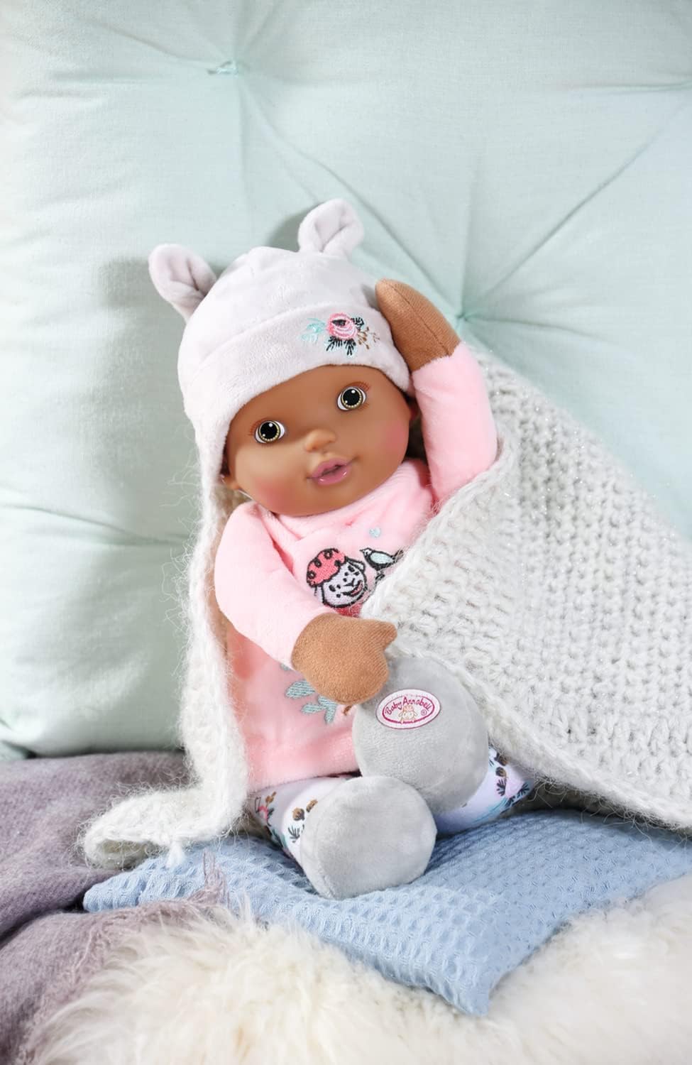 Baby Annabell Sweetie For Babies 706435 - 30cm Doll with Soft Fabric Body & Rattle 9