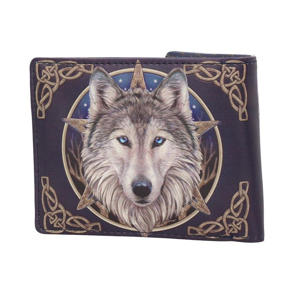 Nemesis Now Lisa Parker Wild One Wolf Wallet in Black PU