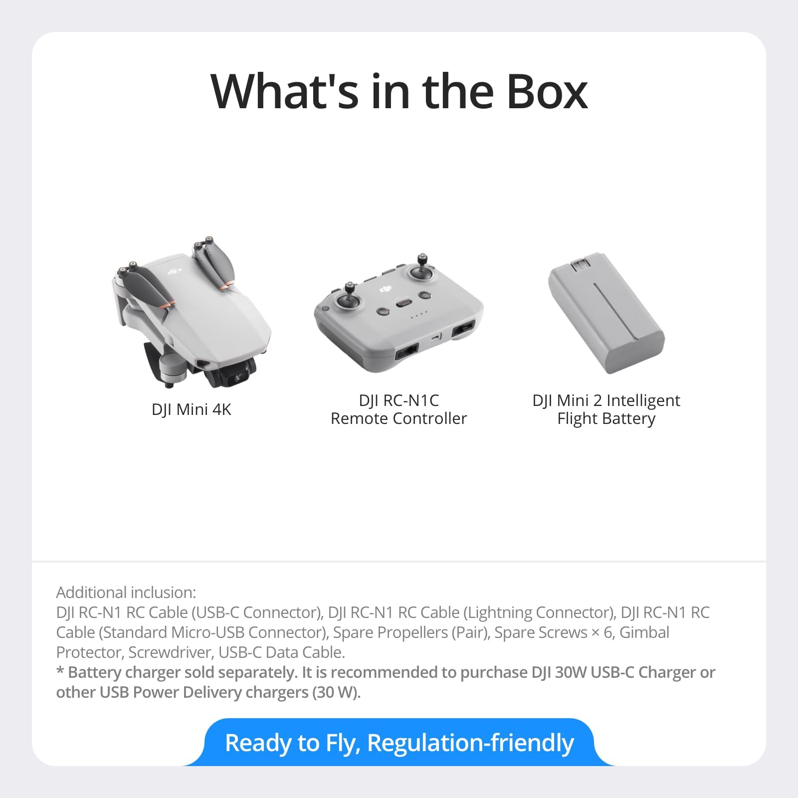 DJI Mini 4K Drone with 4K Camera, 3-Axis Gimbal, Under 249g, 10km HD Transmission - 4K 4