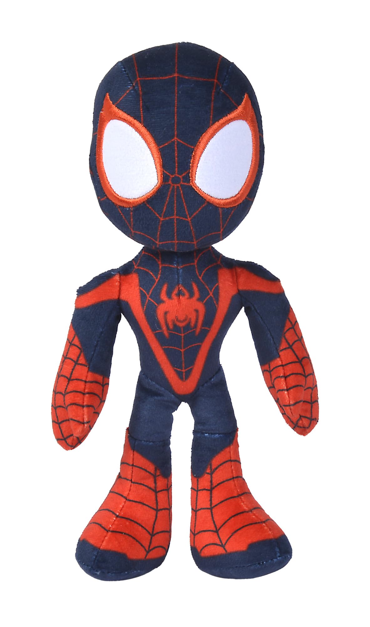 Disney 6315875812X12 25cm DAR Spiderverse Miles Morales Action Figure 25 cm Soft Toy with Glow in The Dark Eyes, One Size 1