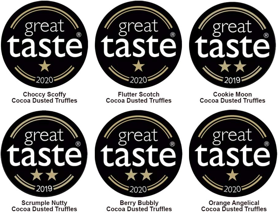 Monty Bojangles Taste Adventures Cocoa Dusted Truffles Assortment - 6 Flavour Luxury Chocolate Gift Box, 225g 2