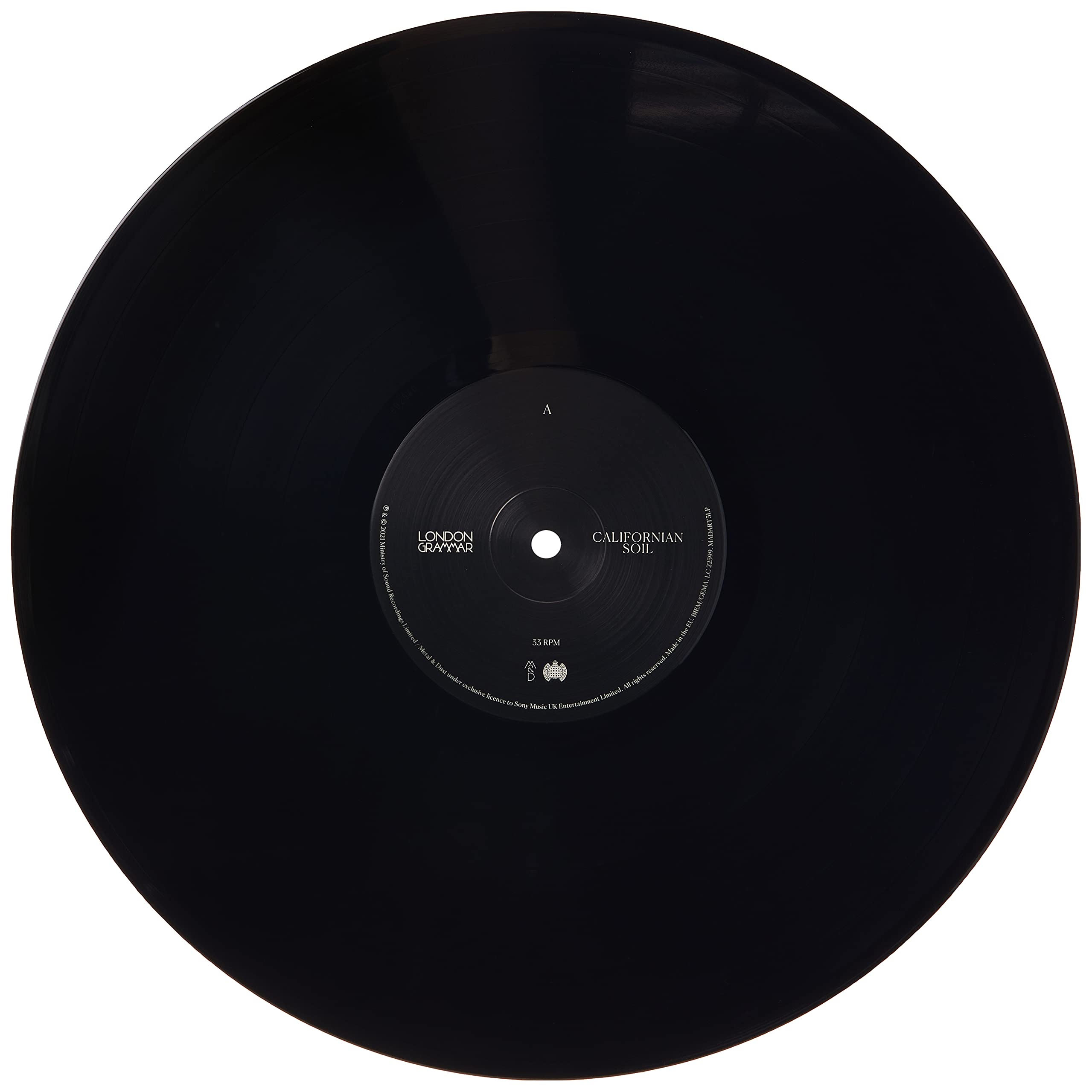 London Grammar - Californian Soil [Vinyl] 7