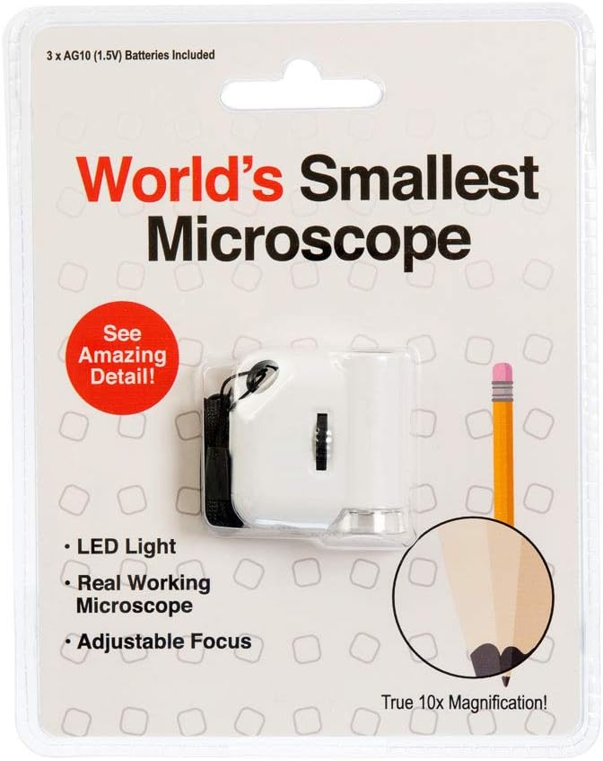 World's Smallest Microscope EG7930 - 10x Magnification STEM Toy for Kids 7+ 4