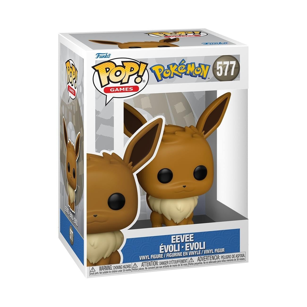 Funko POP! Games: Pokemon - Eevee Collectable Vinyl Figure | 3.75 Inches Tall | Model 64637