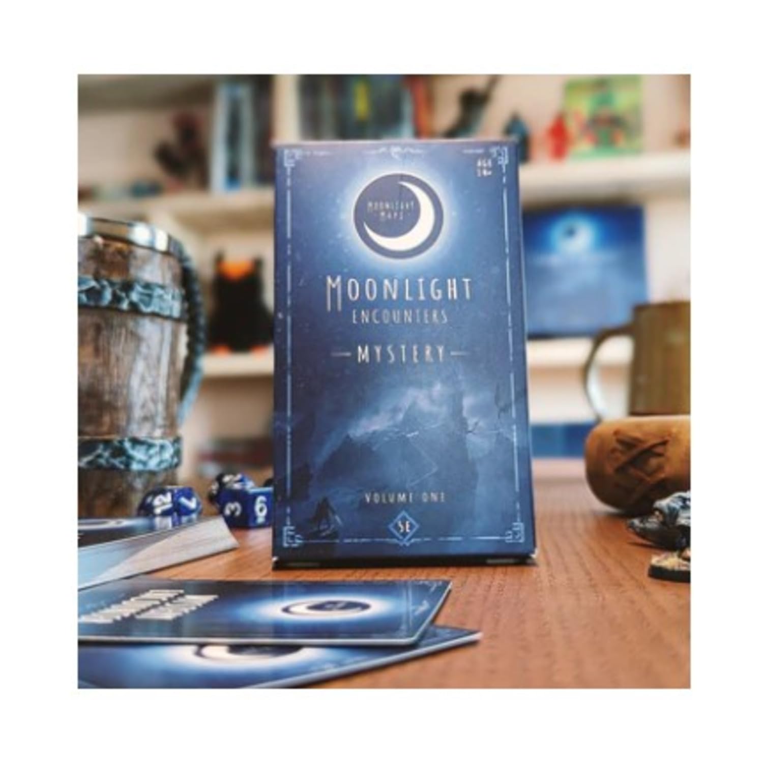 Moonlight Maps Mystery Encounter Deck - Volume One | Adventure Theme | Cardboard 1