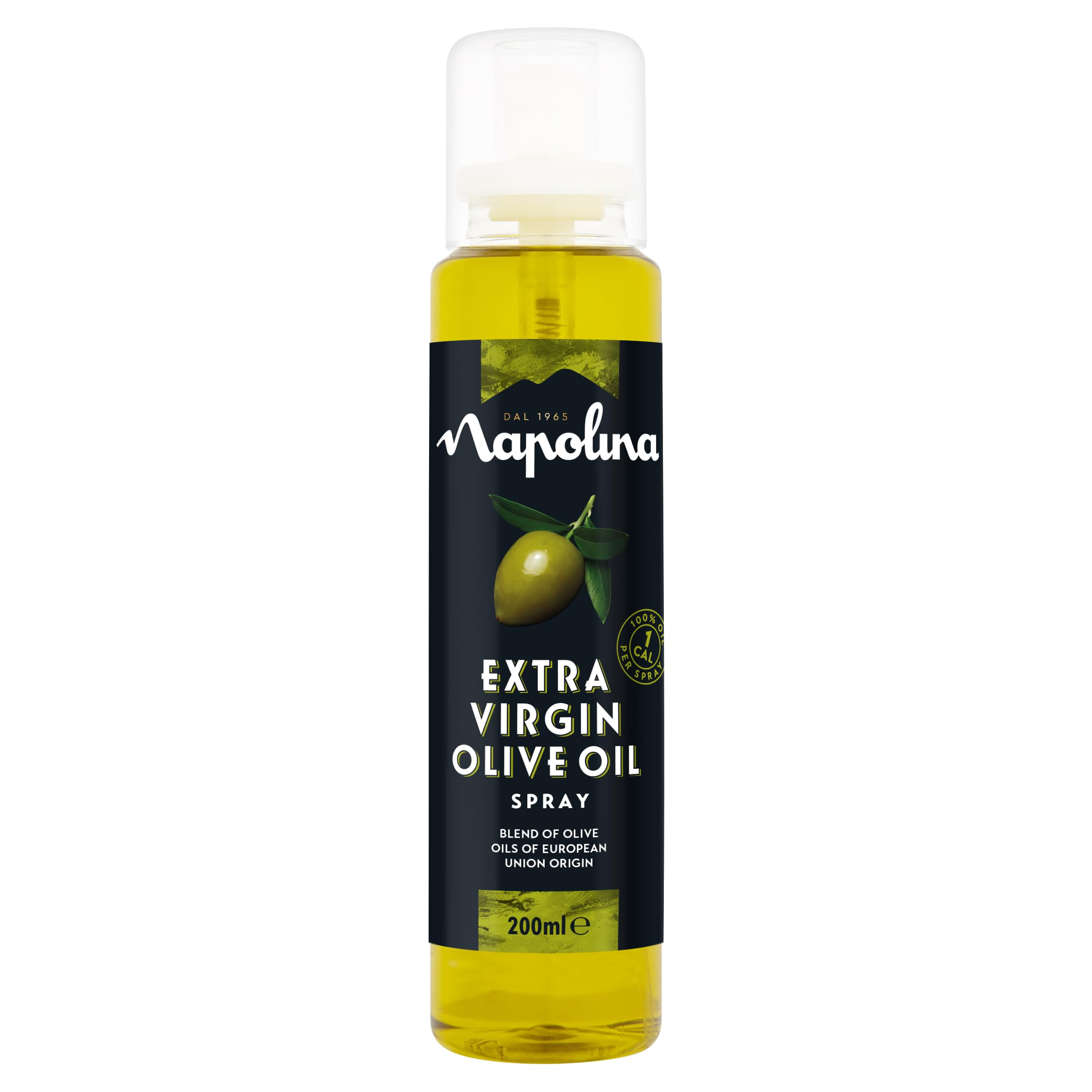 Napolina Extra Virgin Olive Oil Spray - 100% Pure EVOO, 200 ml Spray Can 1