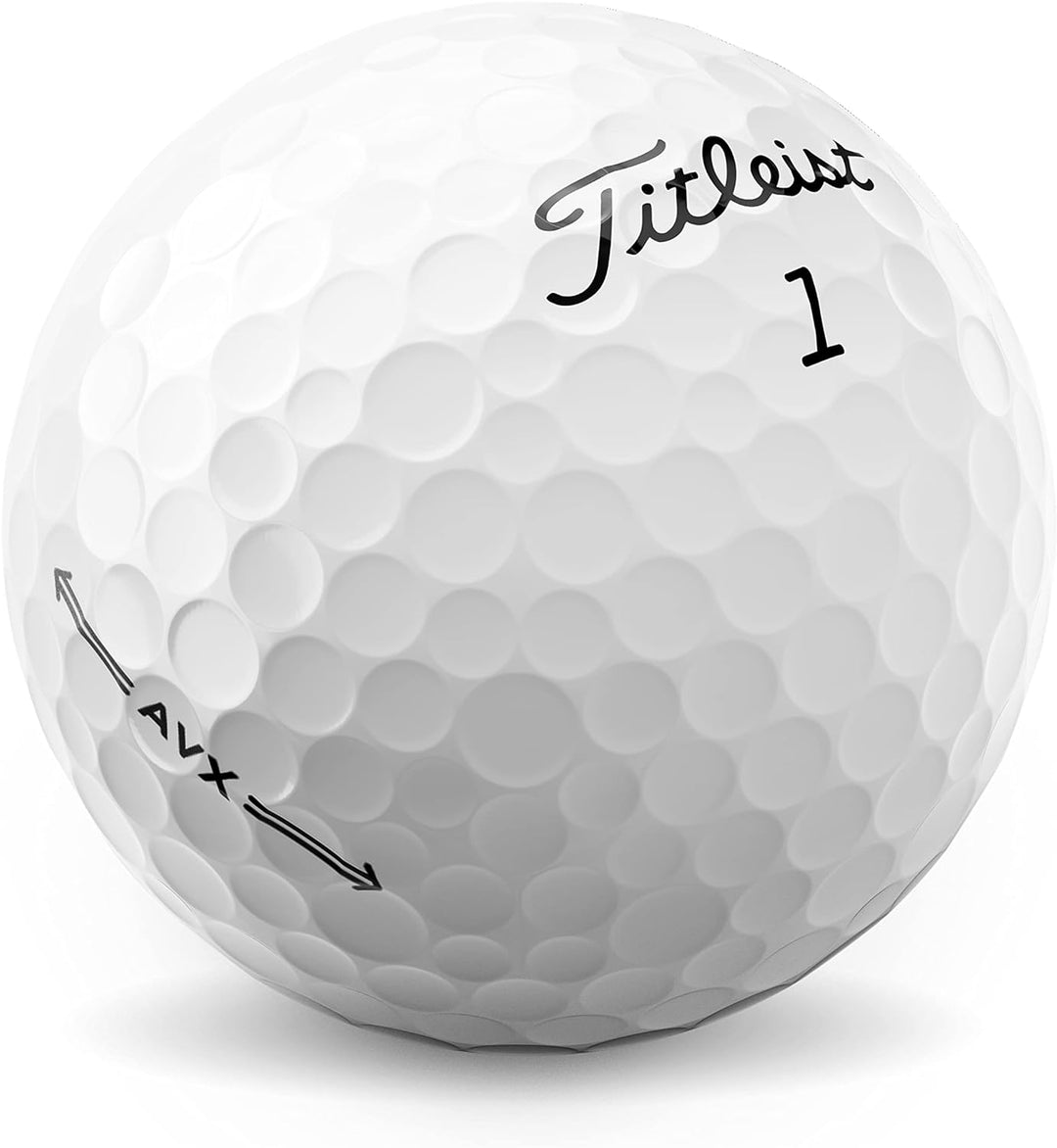 Titleist AVX Golf Balls, White - 12 Pack | Low Flight, Soft Feel, Longer Distance, Enhanced Control