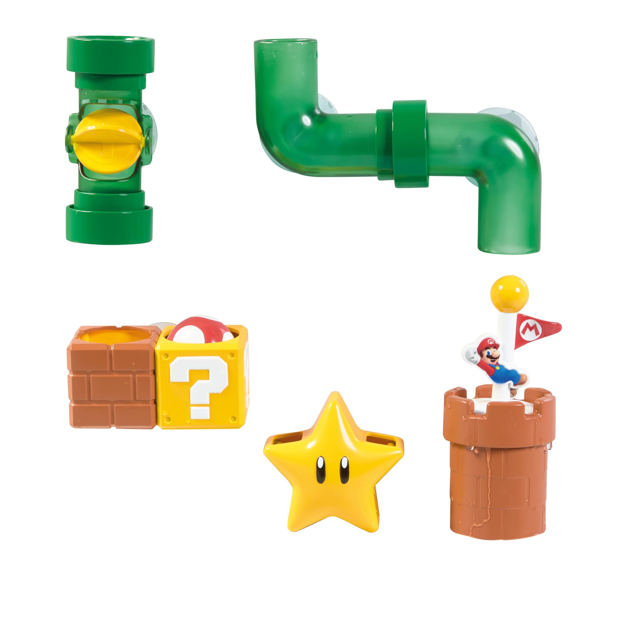 TOMY Super Mario Pipes Bath Toy | Plastic | Unisex Children