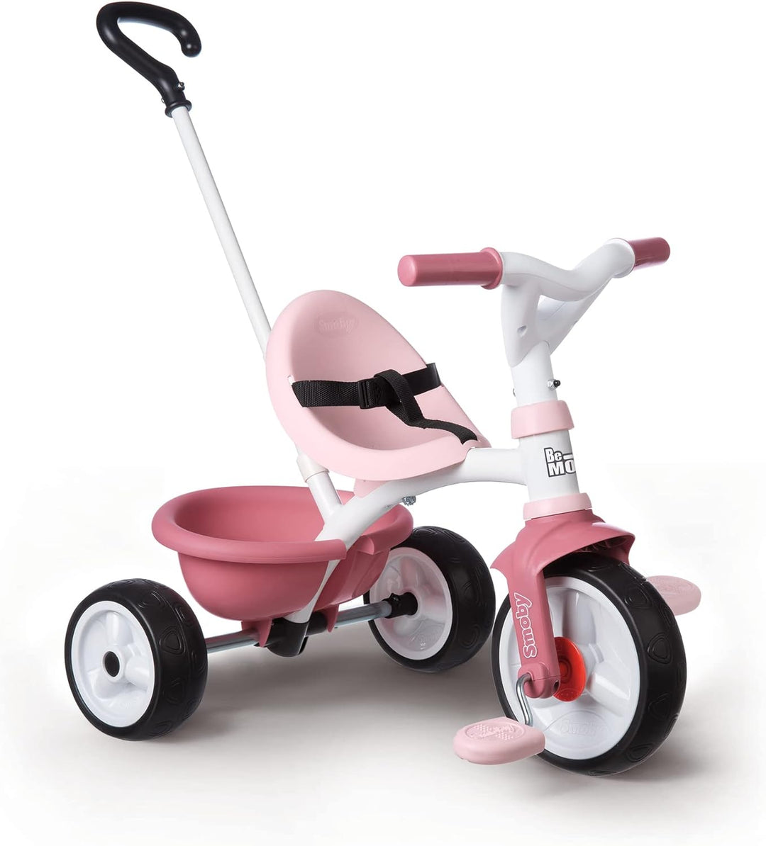 Smoby Be Move Pink Children's Tricycle - Safe and Ergonomic Tricycle for Kids Aged 15 Months to 3 Years