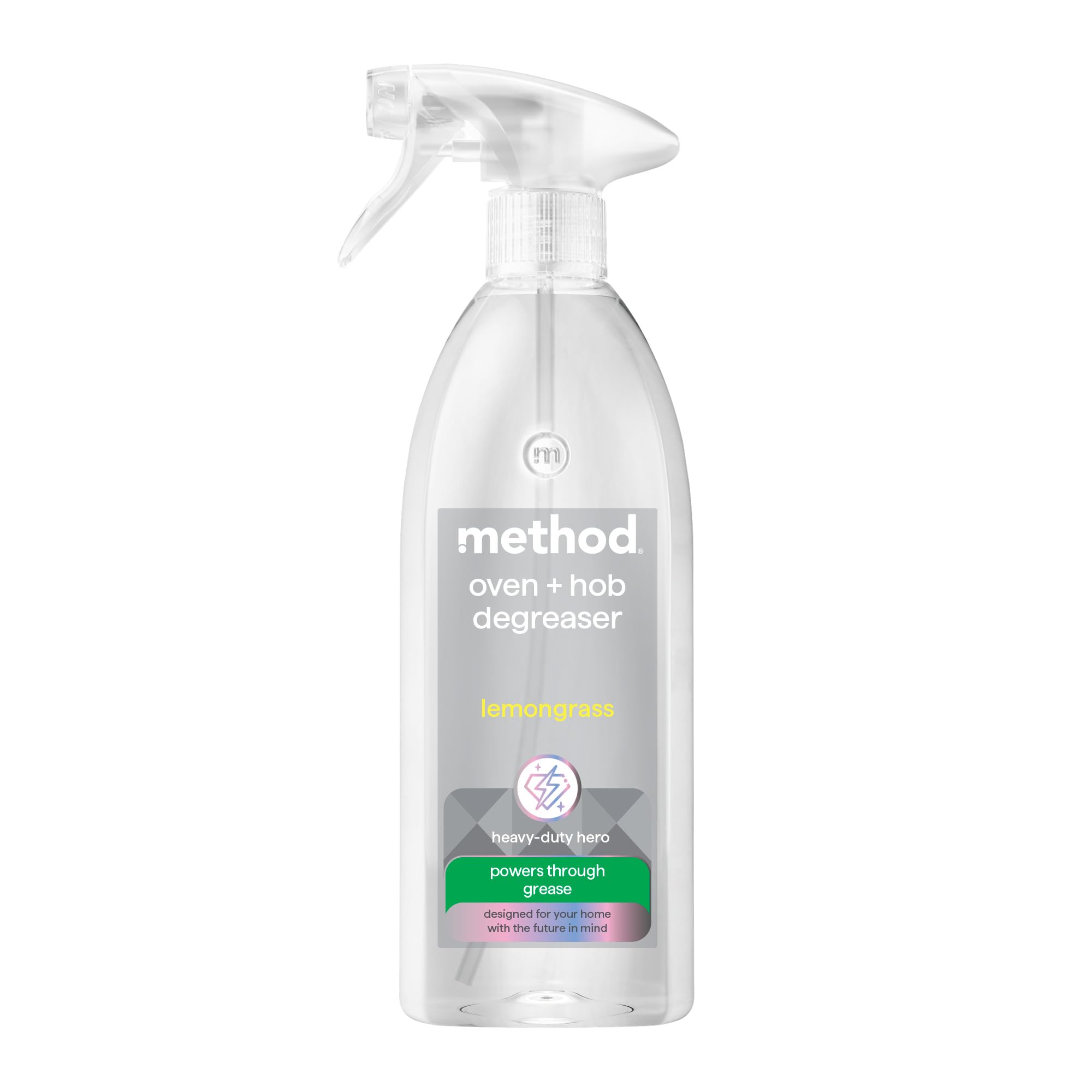 Method Oven and Hob Degreaser Spray - Powers Through Grease | Lemongrass Scent | 828ml