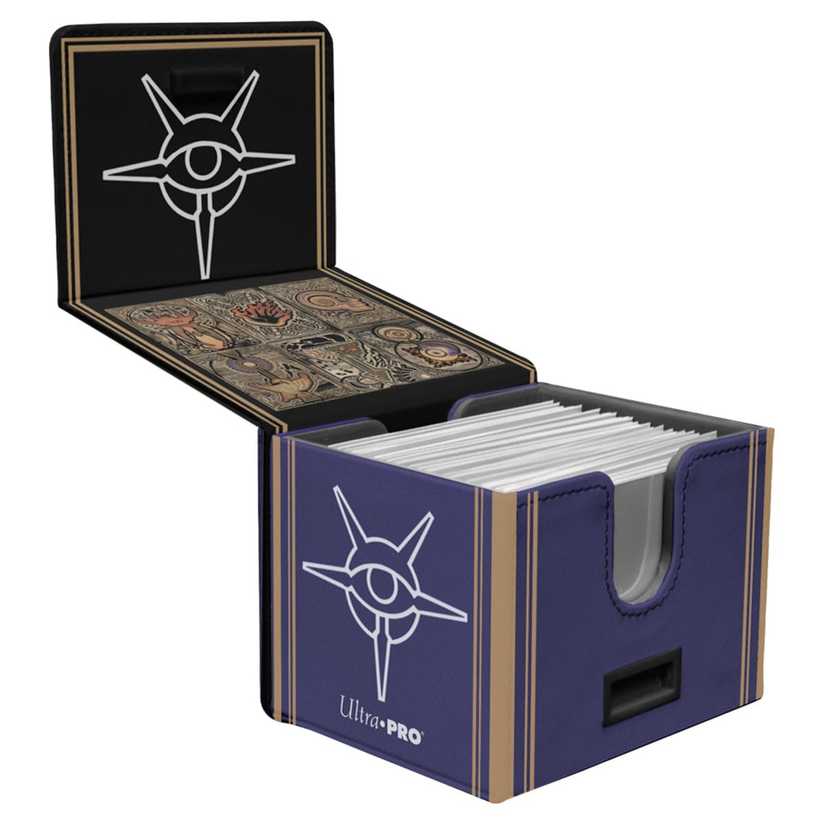 Ultra Pro Alcove Edge Deck Box - The Elder Scrolls Mages Guild | Holds 100 Double-Sleeved Cards | Black 2