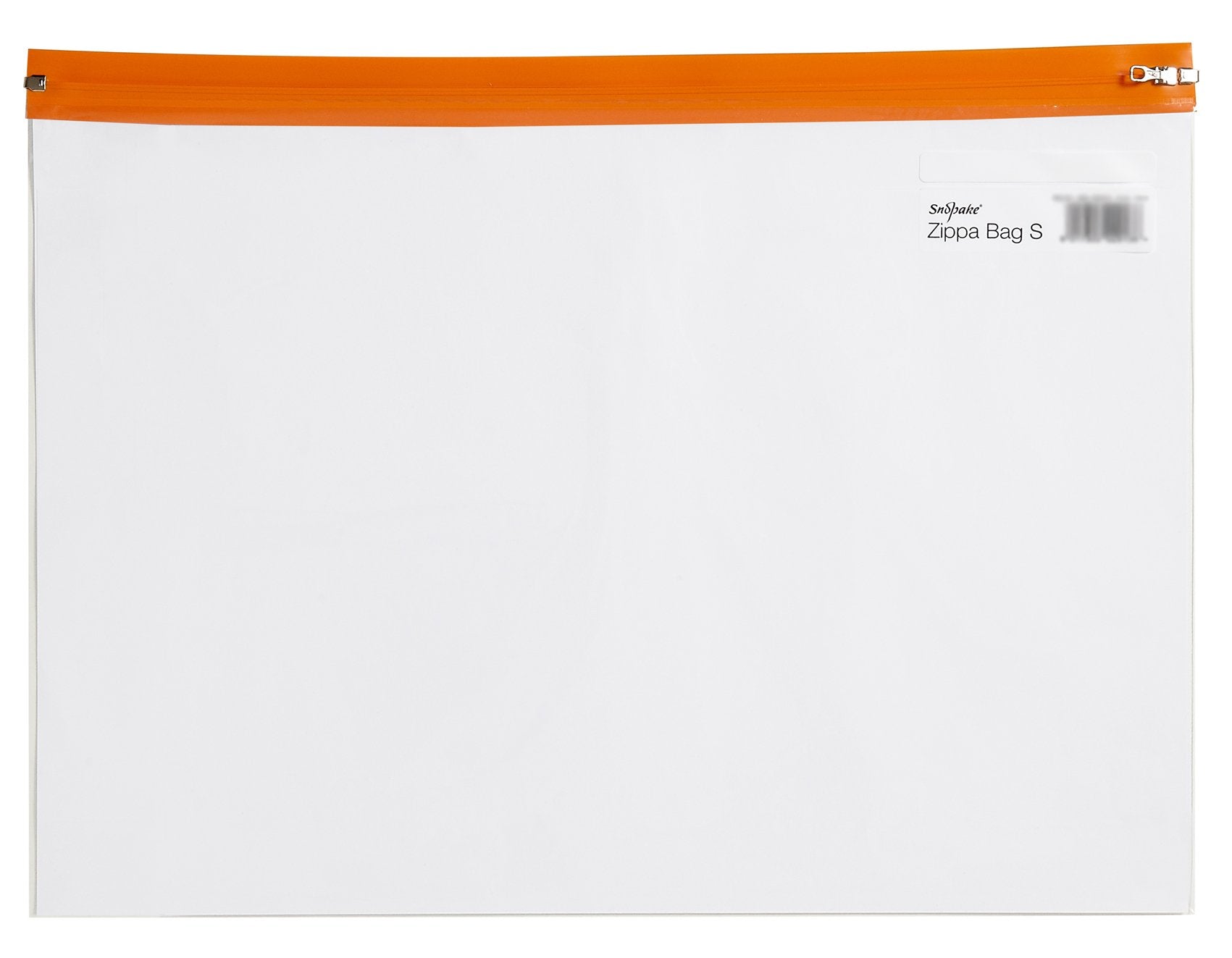 Snopake A5 Zippa-Bag 'S' Classic File Pocket with Write-On Label | Pack of 5 | Polyethylene 6
