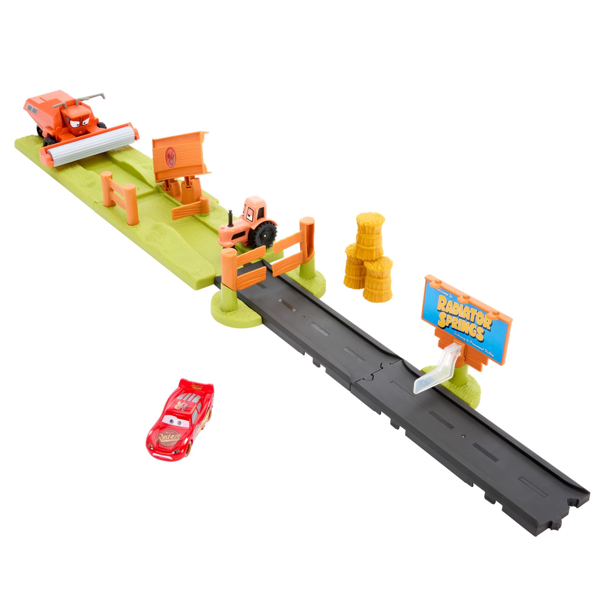 Mattel Disney and Pixar Cars Frank Escape Playset with 3 Vehicles | Ages 4+ 5