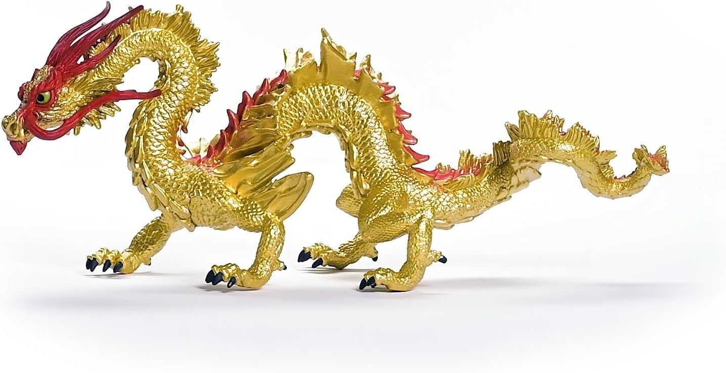 SCHLEICH Fantasy Creature - Chinese New Year Golden Dragon Play Figure | PVC | Ages 7+ 3