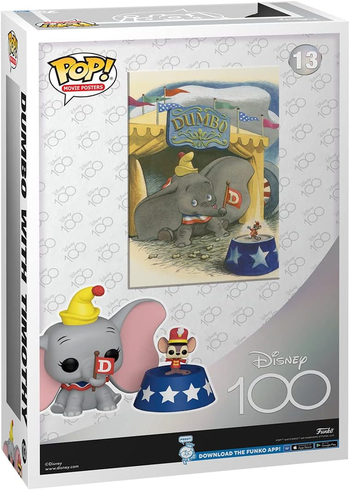 Funko Pop! Disney 100 - Dumbo Movie Poster Collectible Vinyl Figure (67521)