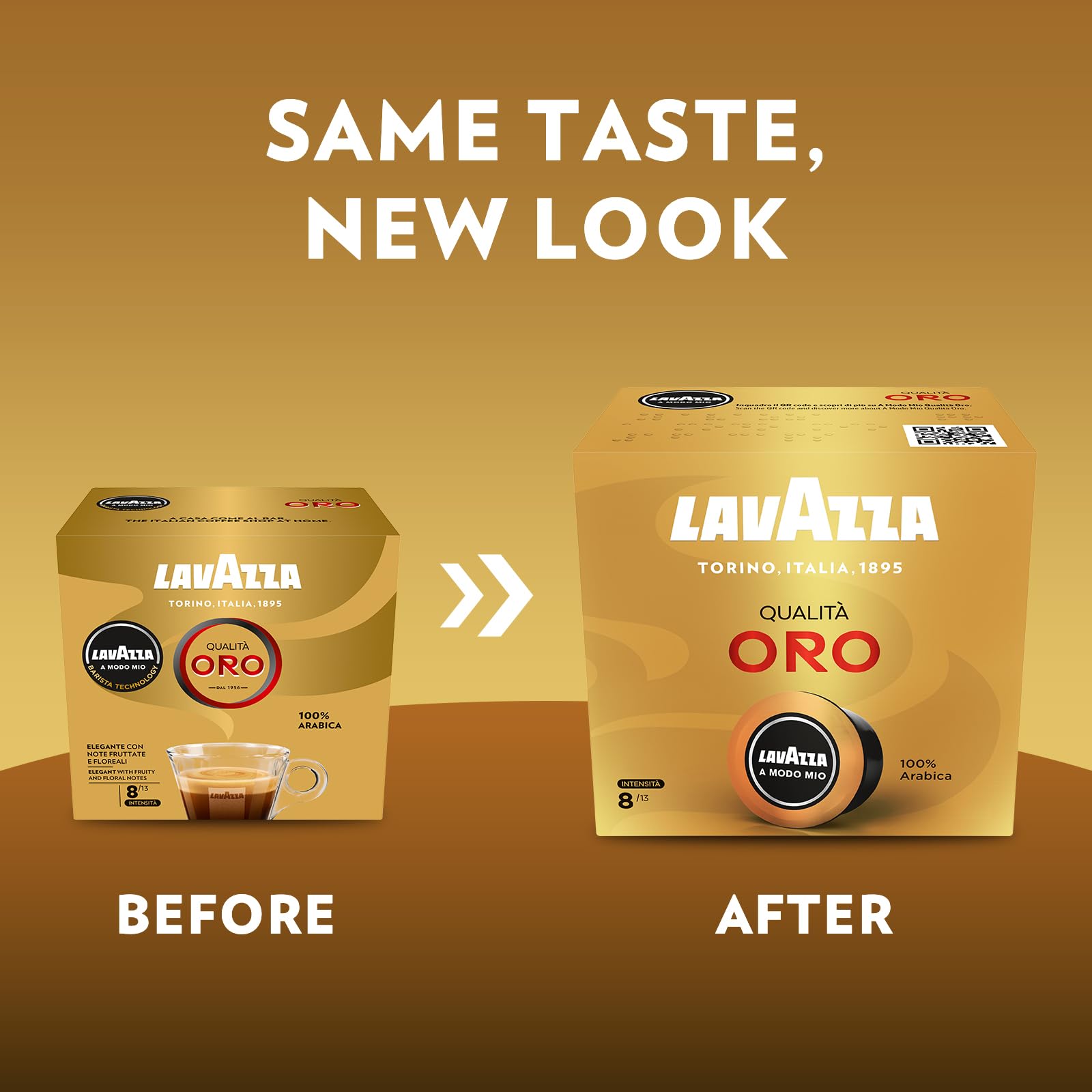 Lavazza A Modo Mio Qualità Oro Coffee Capsules - 36 Count | Medium Roast Intensity 8/13 | 100% Arabica 2