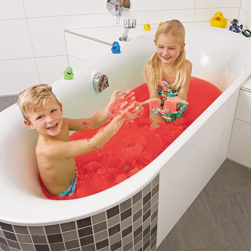 Zimpli Kids Gelli Baff Red Bath Toy - Turns Water into Goo | Biodegradable | Skin Safe 3