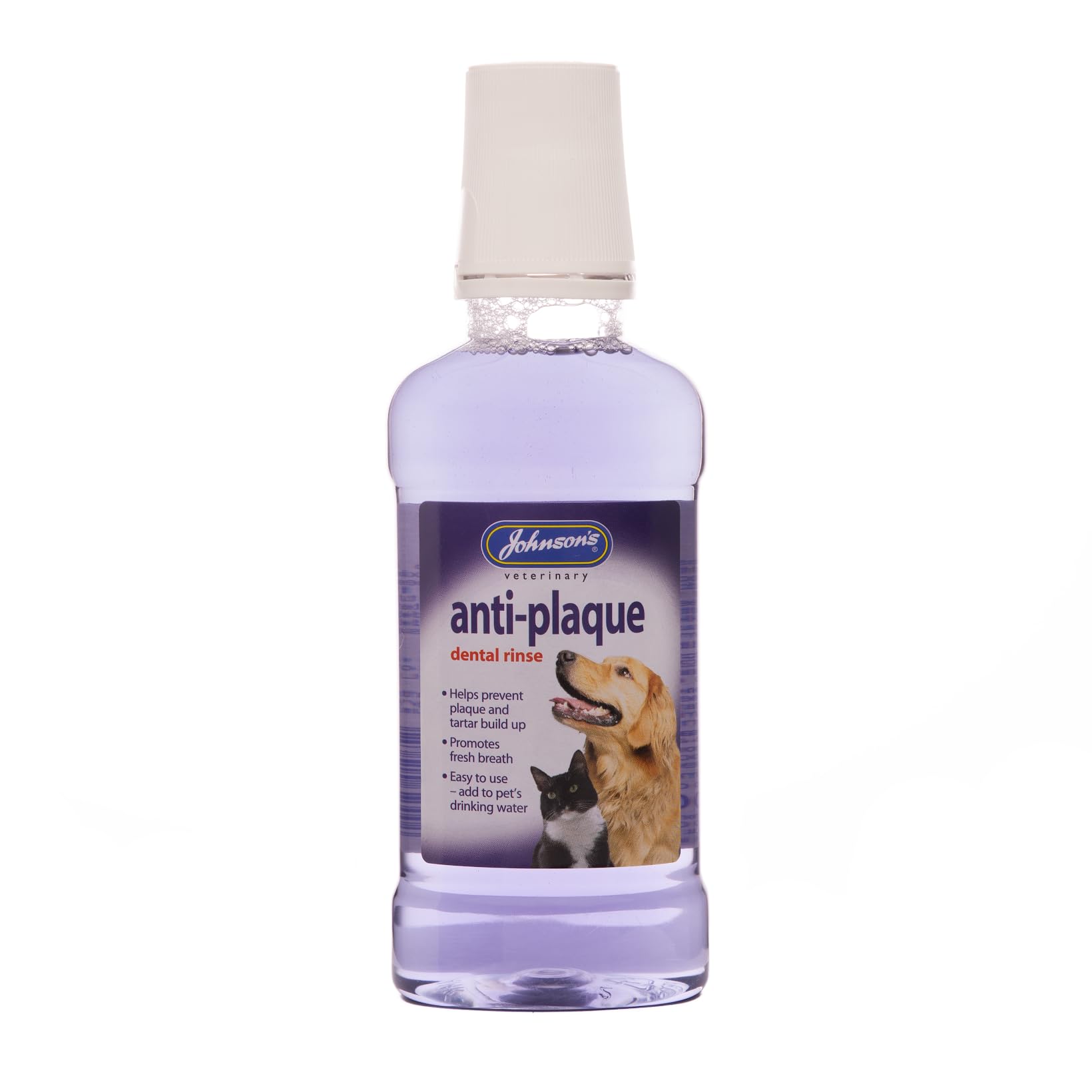 Johnsons Anti-Plaque Dental Rinse - Prevents Plaque & Tartar, Promotes Fresh Breath | 250 ml Liquid