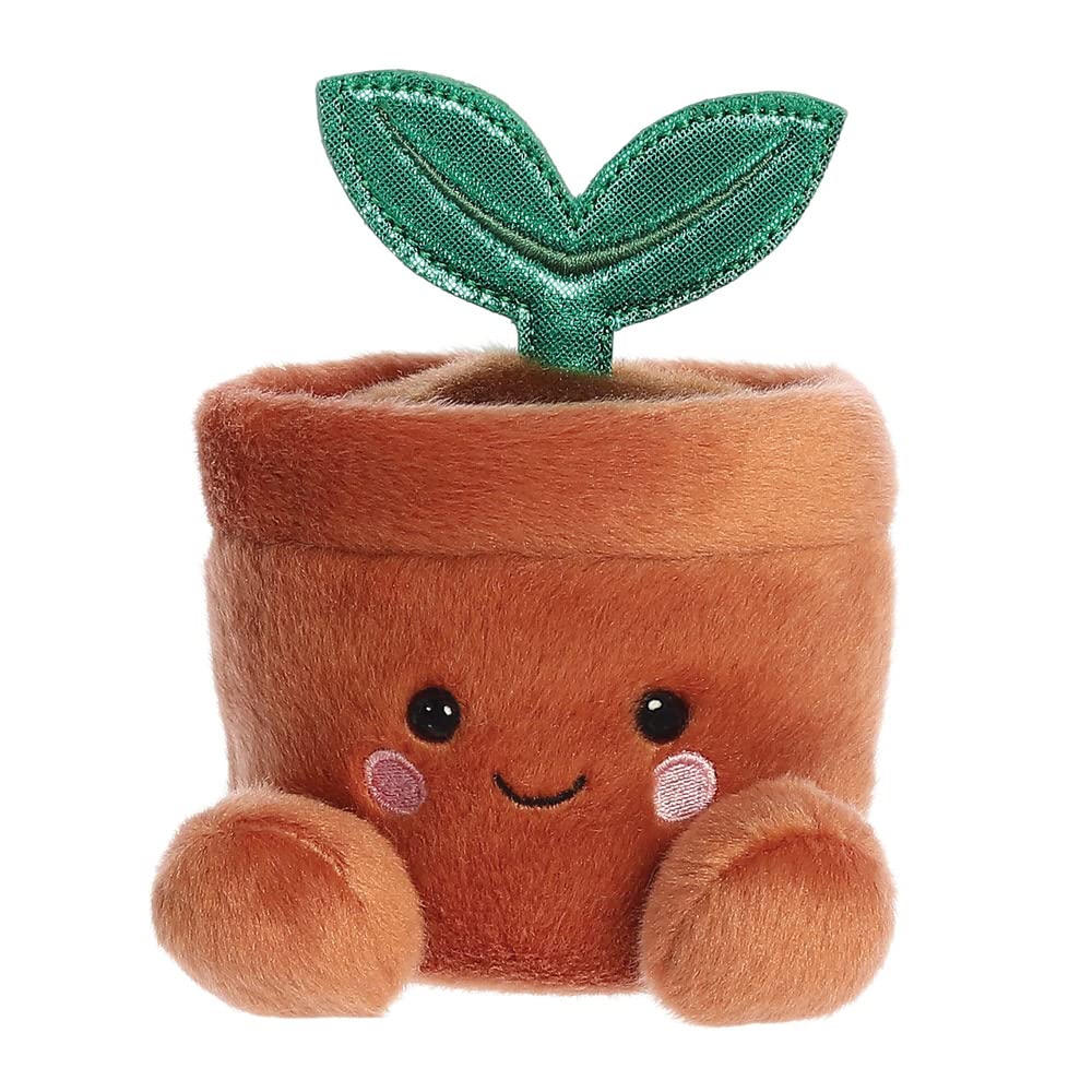 AURORA Palm Pals Terra Potted Plant Stuffed Toy - 13 cm Plush | Eco-Friendly | Suitable from Birth 1