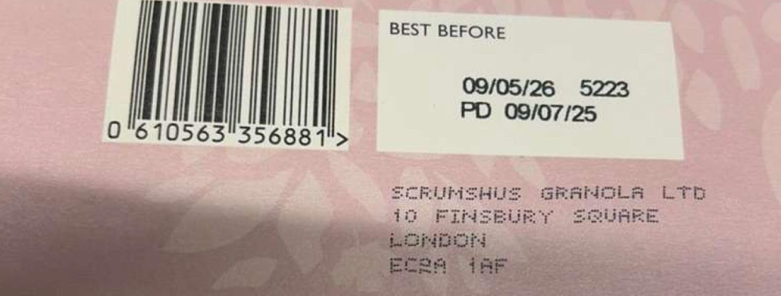Scrumshus – Veganes und glutenfreies Granola (500 g) mit Ahorn- und Agavensirup, ohne Zusatz von Salz, Zucker oder Konservierungsstoffen