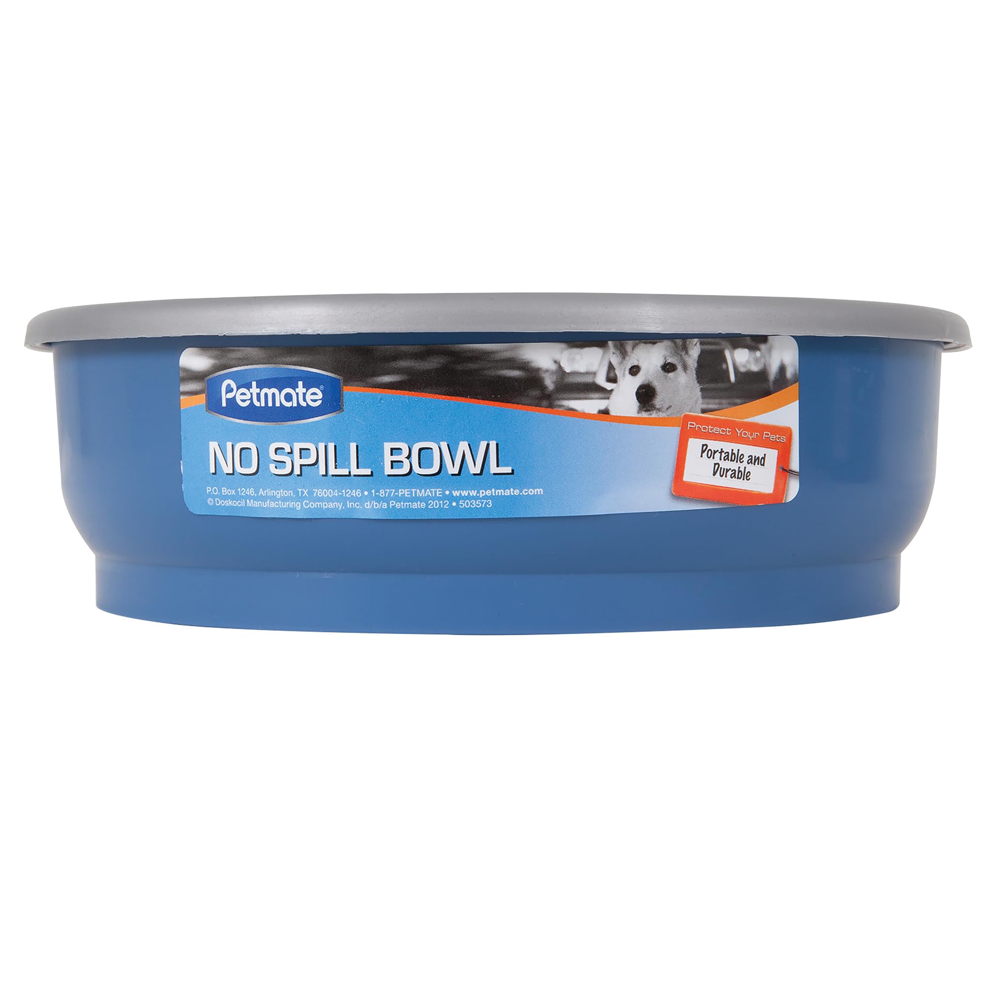 Petmate No Spill Travel Bowl for Dogs | Splash Proof | 30 x 30 x 6.25 cm 1
