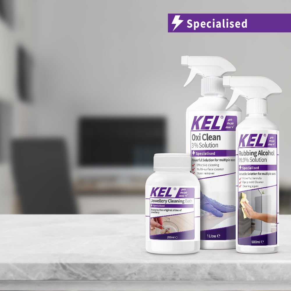 KEL Oxi Clean Hydrogen Peroxide 3% Stain Remover Liquid | 500 ml | Fresh Scent 6