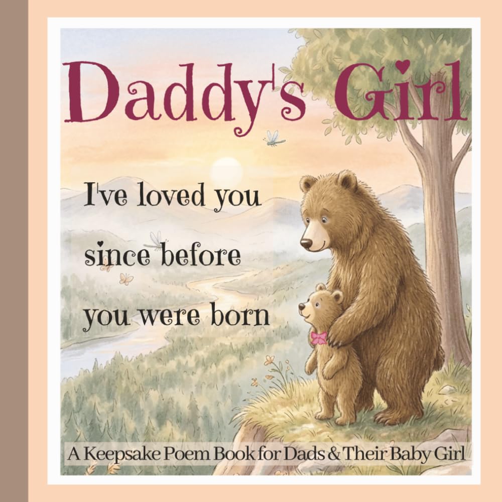 Heritage Keepsake Co. Daddy’s Little Girl - Keepsake Poem Book for New Dads and Baby Girl | Paperback