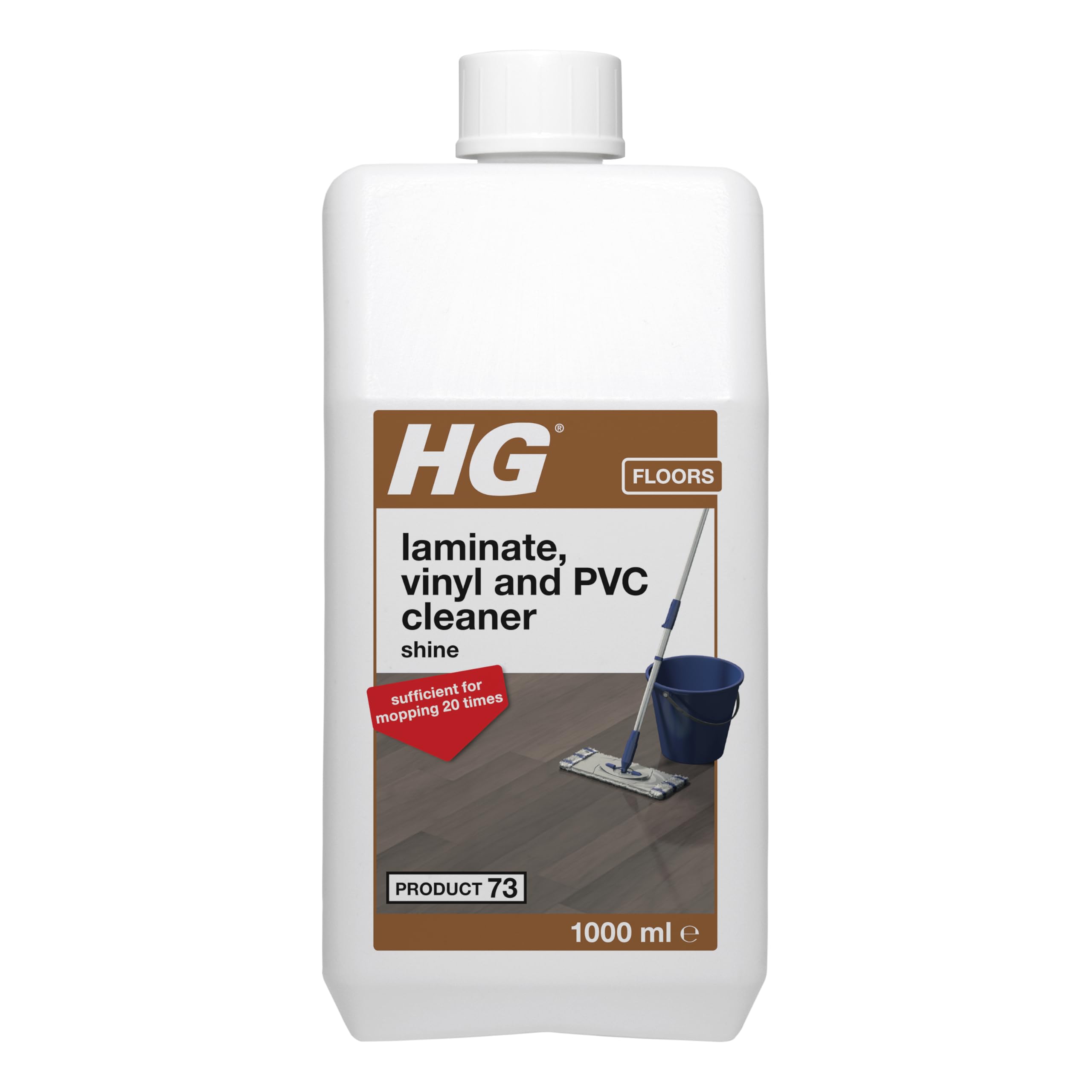HG Laminate Cleaner Shine Restorer - Concentrated Glossy Mopping Cleaner for All Laminate Floors | 1 Litre 1