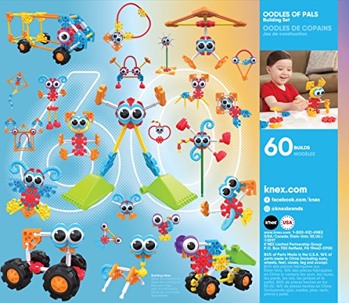 Kid K"NEX Oodles of Pals Building Set - 116 Pieces for Ages 3+ 1