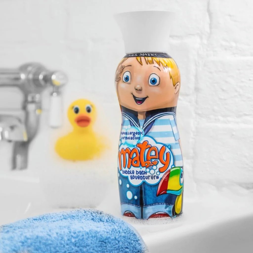 Matey Max Bubble Bath - 450ml Refreshing Scent | Gentle Cleansing | Fun & Imaginative