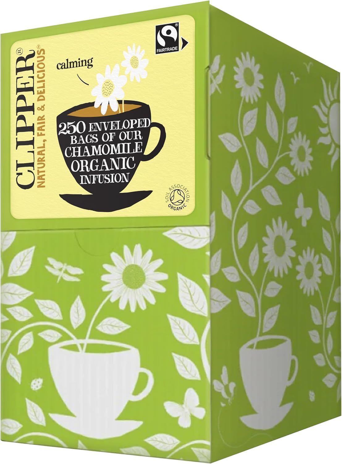 Clipper Natural, Fair & Delicious Organic Chamomile Herbal Tea Bags - 250 Count, Caffeine Free 1
