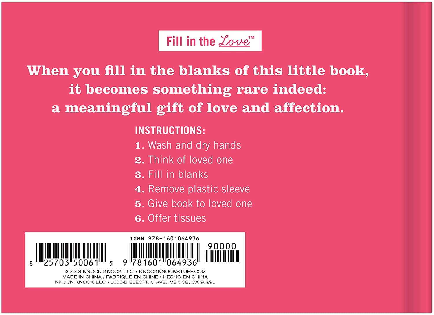 Knock Knock What I Love about You Fill in the Love Journal: Fill-in-the-blank Journal 3