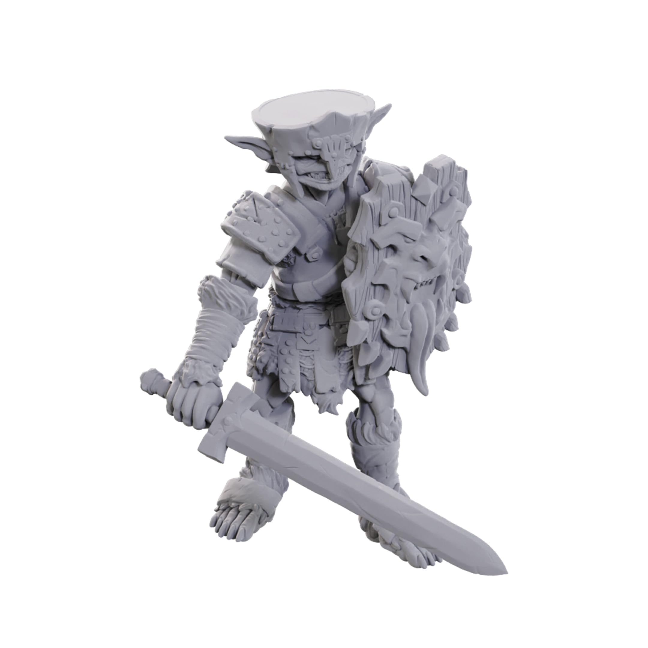 WizKids Pathfinder Battles Deep Cuts Miniatures - Hobgoblin Soldier | Ready to Paint Plastic Figure 1